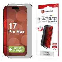 DISPLEX Privacy Panzerglas für iPhone 17 Pro Max