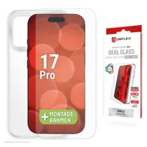 DISPLEX Real Glass + Case für iPhone 17 Pro