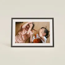 Aura Frames AF905 Photoframe Carver Mat - Gravel with white mat  25,4cm (10") Digitaler Bilderrahme