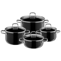 Silit Silargan® Elegance Topf-Set 4-teilig Black