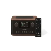 Pure Classic C-D4 Digitalradio Coffee Brown/Walnut EU/UK