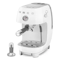 SMEG ECF03WHEU 50's Style Premium-Siebträger-Espressomaschine Weiß