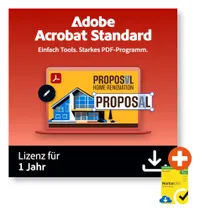 Adobe Acrobat Standard | Download & Produktschlüssel | inkl. Norton