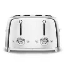SMEG TSF03SSEU 50s Style 4 Scheiben Toaster Chrom-Metall