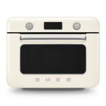 Smeg 50's Style Kombi-Tisch-Dampfbackofen Creme