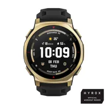 Amazfit T-Rex 3 Pro 44mm Black Gold Smartwatch HYROX-Modus