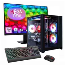 Hyrican GAMEMAX MegaDeal Infinity Mini BK SET2699 7796 Ryzen 7 5700X 16GB/1TB SSD RTX 5060Ti Win11 + MSI PRO MP273A LED-Monitor, 69cm (27")