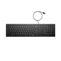 HP (9SR37UT#ABD) 320K Desktop-Tastatur mit Copilot-Taste USB schwarz