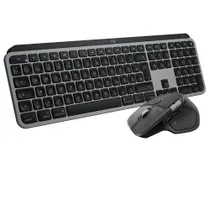 Logitech MX Master 4 Combo für Mac Space Black/ Schwarz, Kabellose Maus-Tastaturkombination, Bluetooth, Logi Bolt, Unterstützt Logi Options+