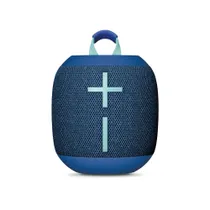 Ultimate Ears WONDERBOOM 4 Blau, Kompakter Bluetooth Lautsprecher (A2DP), 360- Grad- Klang, PartyUp Funktion, IP67- zertifizierte