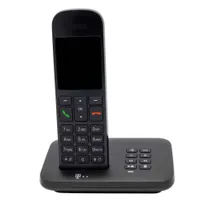 Telekom Sinus A12 schnurloses Festnetztelefon schwarz