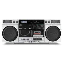 Medion LIFE® P66538 Retro-Boombox silber