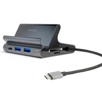 4smarts 7in1 Hub Universal Tablet und Phone Stand plus DeX-Modus grau