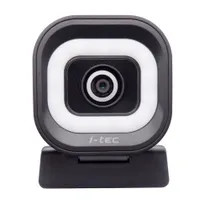 i-tec SOLOMON 700 Stream 4K Webcam USB-C/A, Ultra-HD-4K-Auflösung, Integriertes LED-Ringlicht, Autofokus