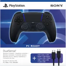 DualSense® Wireless-Controller | inkl. USB-Kabel | für PS5, PC und Mac | Midnight Black