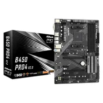 ASRock B450 Pro4 R2.0 Mainboard Sockel AM4/HDMI/DP, VGA