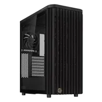 ASUS ProArt PA401 Wood Edition TG ATX Tower mit Holz Front Panel Black