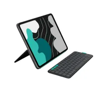 Logitech Flip Folio Tastatur-Case Grafit für iPad Air 13 Zoll (M2/M3), iPad Pro 13 Zoll (M4/M5)