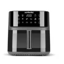 NutriBullet NBA0811DG CrispLite Vision 8 Liter Air Fryer dunkelgrau