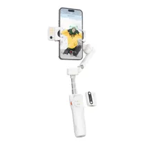 Hohem iSteady V3 Faltbarer Gimbal-Stabilisator mit abnehmbarer Fernbedienung Weiß