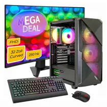 Hyrican GAMEMAX MegaDeal Striker (SET2740 8015) Gaming PC Ryzen 7 5700X 16GB 480GB SSD RTX 5060 + MSI PRO MP32C6X