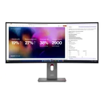 Lenovo ThinkVision P40WD-40 40 Zoll 5K (WUHD) IPS Curved Office Monitor 120Hz 21:9 DP/HDMI/TB4 PD140W/LAN Docking