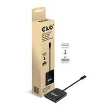 Club3D CSV-1555 USB-C®(DP Alt-Mode) / DisplayPort™ Dual Monitor 4K60Hz M/F MST Hub