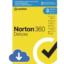 Norton 360 Deluxe 25GB | 3 Geräte | Download & Produktschlüssel