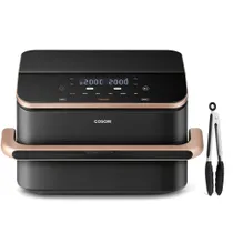 COSORI DualBlaze TwinFry 10 Liter Heissluftfritteuse CAF-TF101S-AEUR schwarz