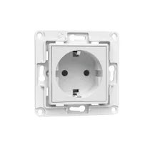 Shelly Wall Socket EU Wandsteckdose weiß