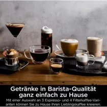 Ninja Luxe Café Premier Kaffeemaschine Serie ES601 silber