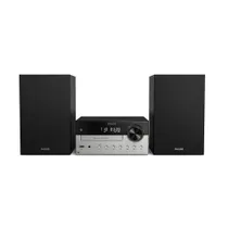 Philips TAM4205M2/12 Heim-Audio-Mikrosystem mit CD USB BT schwarz/silber