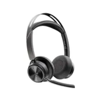 Poly Voyager Focus 2 MS Schwarz Kabelloses Bluetooth-Headset, USB-C/A, BT700 USB-C Dongle, ANC, Microsoft Teams zertifiziert