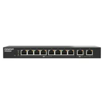 QNAP QSW-L2110-10T 8 ports 2,5GbE RJ45, 2 ports 10GbE Base-T Uplink-Ports Combo Switch