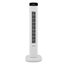 Medion MD10809 P15 TF Turmventilator 5 Stufen 45W Touch-Bedienfeld LED Display inkl. Fernbedienung weiß