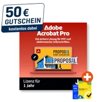 inkl. 50€ Gutschein | Adobe Acrobat Pro | Download & Key | inkl. Norton & F-Secure