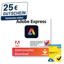 Adobe Express Premium | Download & Key | inkl. 25€ Gutschein | inkl. Norton Standard