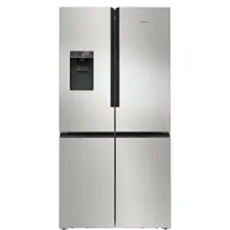 Siemens KF96DPPEA iQ700 Freistehende Kühl-Gefrier-Kombination Chrome