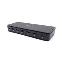 i-tec Thunderbolt 4 Dock Gen3 - 8K/4K, 2x DP, 1x 2.5 GBit LAN, 4x USB-A (5 Gbps), 1x USB-A 2.0, 1x USB-C, SD/FC, 92W PD, 140W USB-C Netzteil