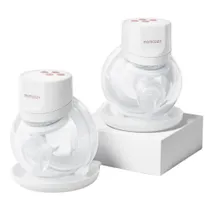 Momcozy S12 Pro+ Milchpumpe, Doppel, mit Akku, weiß