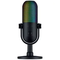 Razer Seiren V3 Chroma 32-Bit DSP Gaming-Mikrofon Schwarz – KI-Audio, Chroma RGB, Tap-to-Mute & Profi-Sound für Streaming