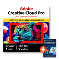 Adobe Creative Cloud Pro | Studenten & Lehrer | Download & Key | inkl. Acronis True Image