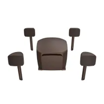 Klipsch Courtyard 4.1 Landscape Speaker System Set braun