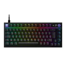 Logitech G G316 X 75 mechanische Gaming-Tastatur – 8.000 Hz, Hot-Swap, LIGHTSYNC RGB, LED-Display, Schwarz