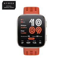 Amazfit Bip 6 46 mm Smartwatch Red mit 1,97 Zoll AMOLED, GPS, Offline-Karten, 5 ATM und HYROX-Modus