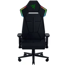 Razer Soma Chroma RGB Gaming-Stuhl, kabellos, Chroma RGB, HyperSpeed Wireless, Bluetooth, ergonomische Lordosenstütze, bis 150 kg, Schwarz