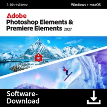 Adobe Photoshop & Premiere Elements 2027 3 Jahre Download-Code