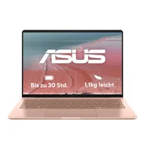ASUS Zenbook 14 UX3480QA-U1023W 14 Zoll Laptop Qualcomm Snapdragon X X1-26-100 16 GB RAM 512 GB SSD Windows 11 Home Komodo Coral