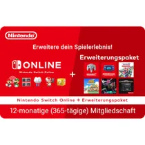 Nintendo Switch Online 365 Tage Einzelmitgliedschaft + Erweiterungspaket - Digitaler Code