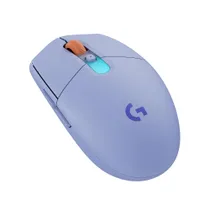 Logitech G G305 X LIGHTSPEED Gaming-Maus Lila, kabellos, Bluetooth, 2.4 Ghz Empfgänger, RGB, Hero 44K-Sensor, Anpassbar via Logitech G HUB